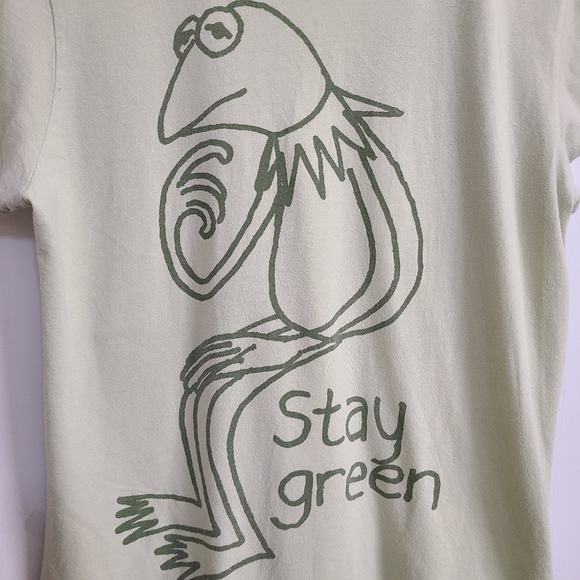 The Muppets Kermit Tee "Stay Green" Junior XXL - Picture 2 of 5